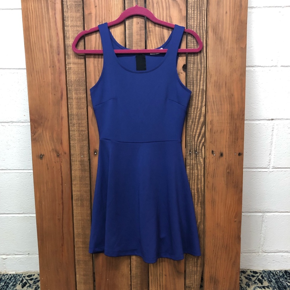 Charlotte Russe size small blue skater dress - Picture 3 of 6